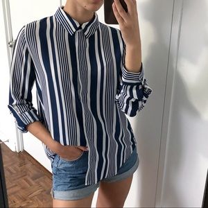Striped Blue Shirt